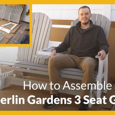 How to Asemble Berlin Gardens 3 Seat Glider