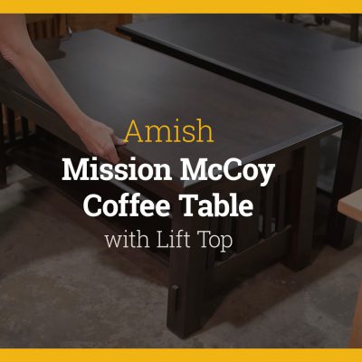 Video Title Amish Mission McCoy Coffee Table with Lift Top