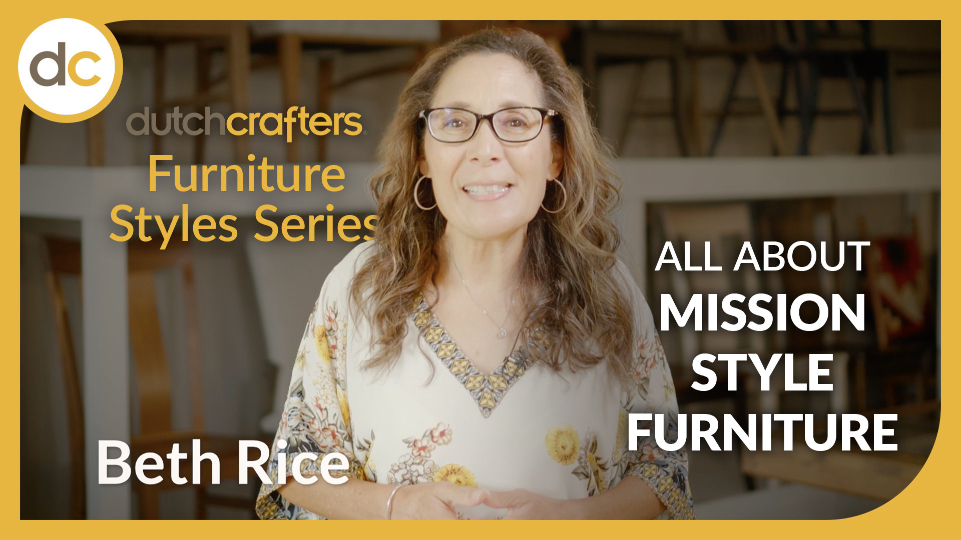 DutchCrafters Furniture Styles Series: All About Mission Style Furniture video title